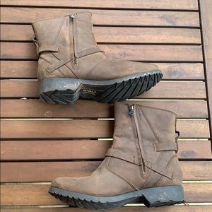 TEVA Brown Leather Ankle Boots